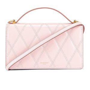 Givenchy GV3 Quilted Leather Strap Wallet Bag